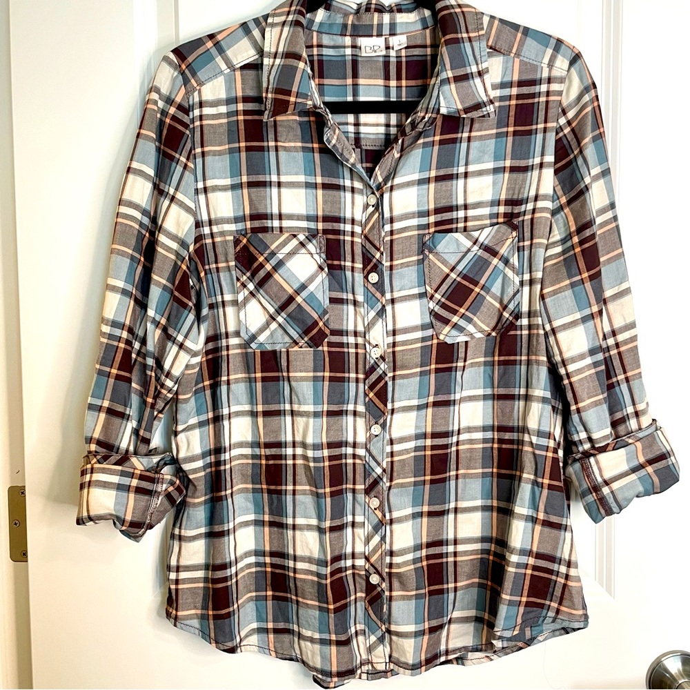 BP - Plaid Shirt, size L